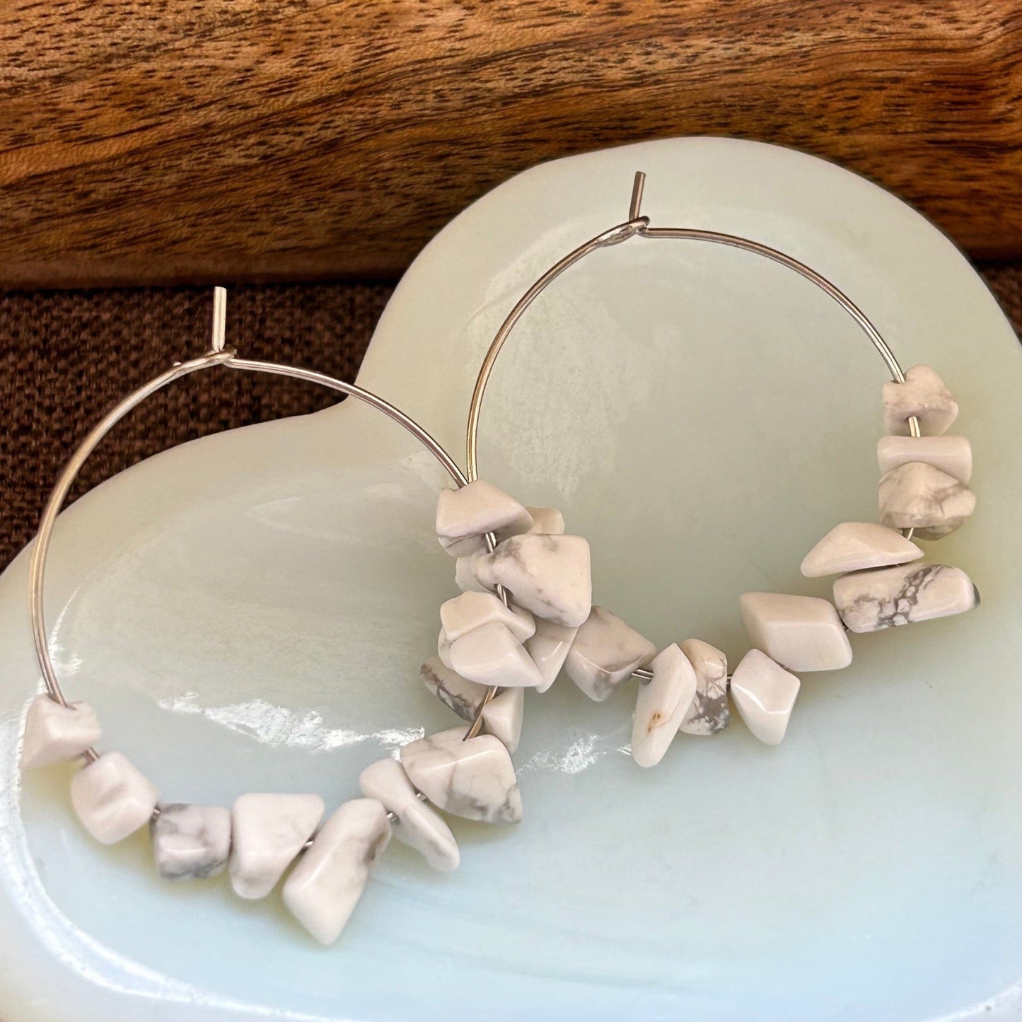 Howlite Earrings