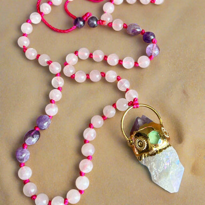 Owl Angel Aura Necklace