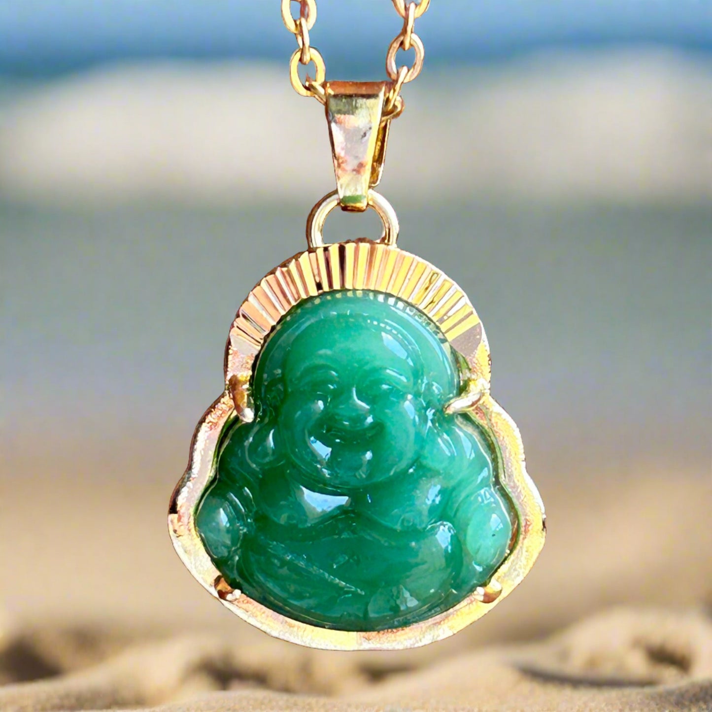 Jade Buddha Necklace